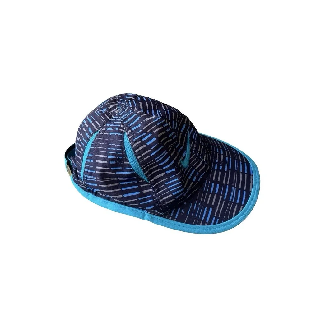 Nike Toddler Dri-FIT Hat Blue Adjustable Baseball Cap Swoosh Athletic 2T-4T